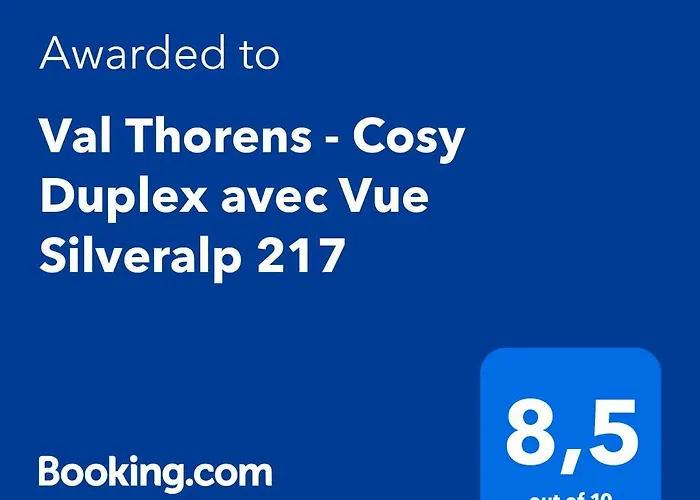 - Cosy Duplex Avec Vue Silveralp 217 Val Thorens